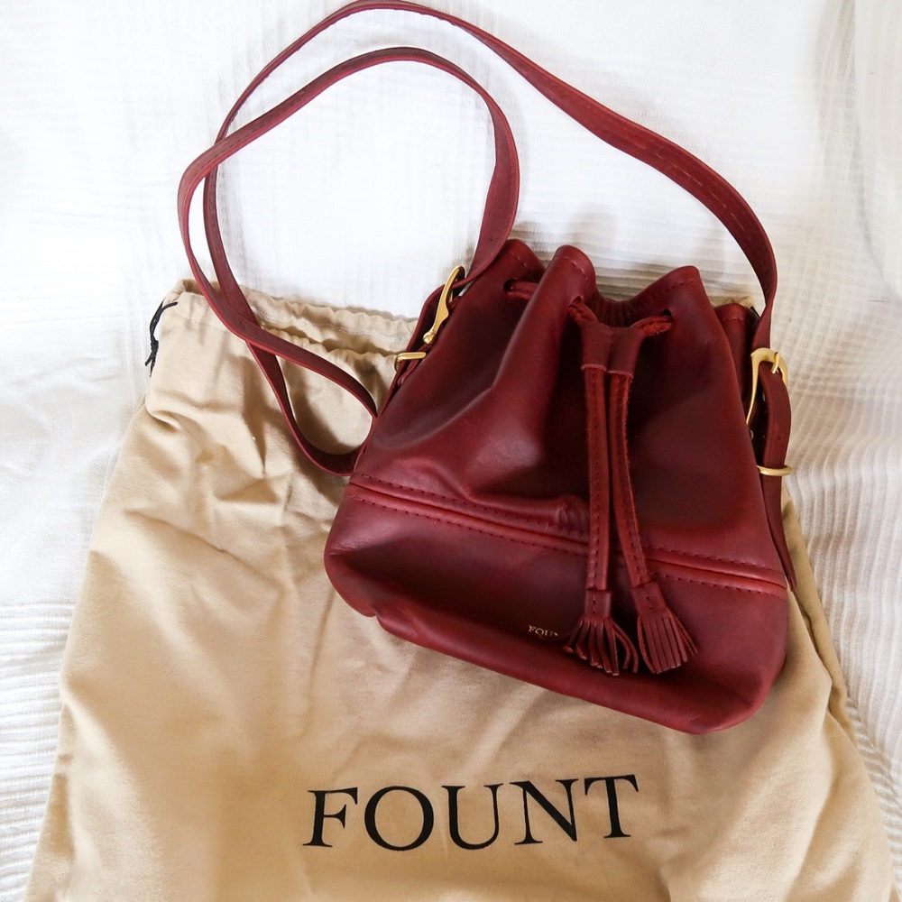Leather Bucket Bag